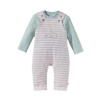 2-tlg. Set Latzhose mit Shirt Elefant