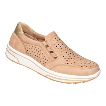 Stretch-Halbschuh mit Leder-Decksohle „Stefanie“