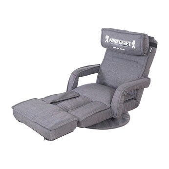 Gaming-Sessel mit Arm-, Bein- und Nackenstütze, Tastatur-Halterung, verstellbar MINECRAFT