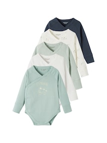 5er-Pack mitwachsende Baby Wickelbodys
