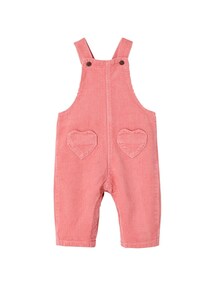 Baby Cord-Latzhose mit Herztaschen