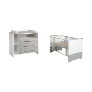 2-tlg. Babyzimmer Eco Silber