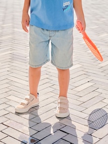 Jungen Jeans-Shorts mit Dehnbund, Bundweite verstellbar