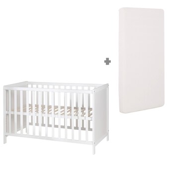 Beistellbett, 60 x 120 cm mit Matratze Universal 