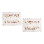 Platzset „Festtagskugeln“, 2 Stück