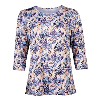 Damenshirt 3/4-Arm "Fleur"
