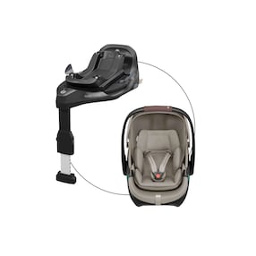 Babyschale Coral Slide Pro inkl. Isofix-Basis
