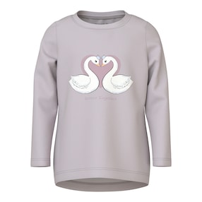 Shirt langarm Schwäne