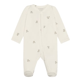 Schlafoverall mit Fuß Teddys