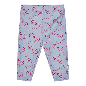 Capri-Schwimmleggings mit Windeleinsatz und UV-Schutz Regenbogen