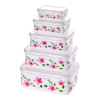 Klickdosen-Set "Clematis", 10-teilig