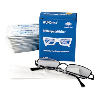 Brillen-Putztücher, 30 Stück    