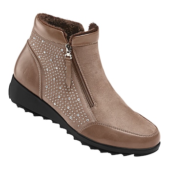 Stiefelette "Rita" mit Reißverschluss, gefüttert