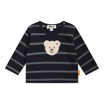 Shirt langarm Bär Ringel