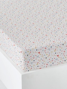 Kinder Spannbettlaken FRÖHLICHE HERZEN