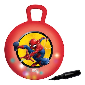 Hüpfball mit Licht-Effekt Spider-Man