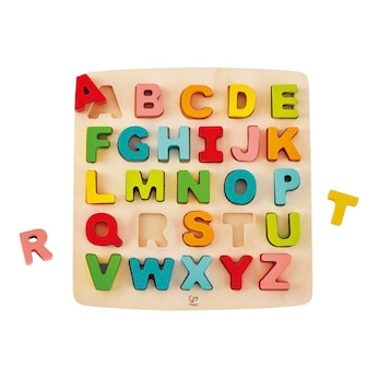Puzzle mit Großbuchstaben 