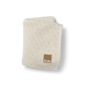 Pointelle Decke - Creamy White