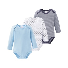 3er-Pack Bodys langarm 