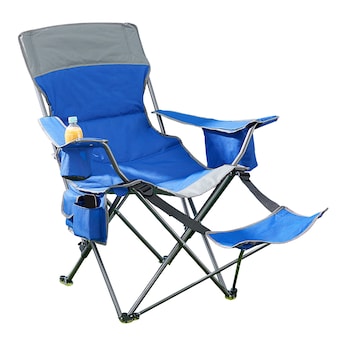 Campingstoel met voetensteun