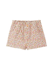 Baby Shorts mit Blumenmuster, Dehnbund