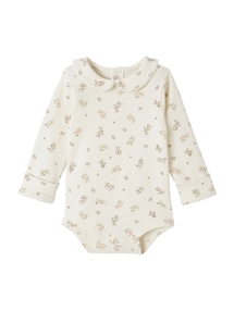 Mitwachsender Baby Body mit Kragen