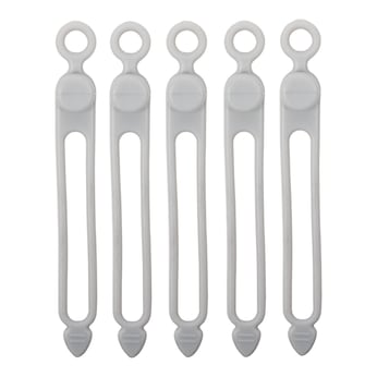 Silikon-Kabelbinder, 5 Stück