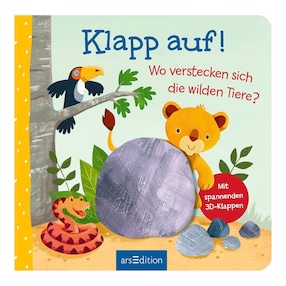 Pappbilderbücher Klapp auf! Wo verstecken sich die wilden Tiere?