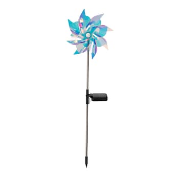 Solar-LED-Gartenstecker „Windrad“