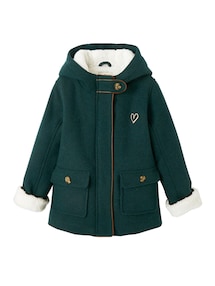 Mädchen Wintermantel mit Recycling-Polyester