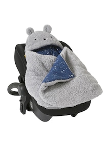 2-in-1 Baby Ausfahrsack/Wickelunterlage, Plüsch