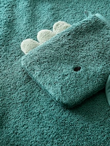 Baby Kapuzenbadetuch & Waschhandschuh DRACHE