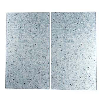 Herdabdeckplatten "Stein", 2 Stück