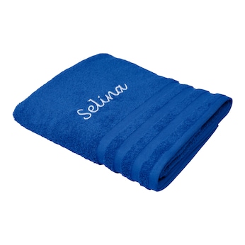 Badetuch personalisiert mit Namen, 150x100 cm, 100% Baumwolle