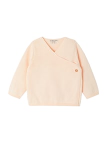 Bio-Kollektion: Strickjacke für Neugeborene