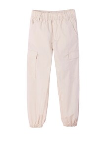 Leichte Cargohose Jungen, Dehnbund mit verstellbarer Bundweite