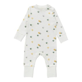 Overall mit Klappfuß Bäume