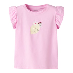 T-Shirt mit Flügelarm Zitrone