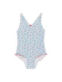 Badeanzug Retro-Look mit Blumen Mädchen