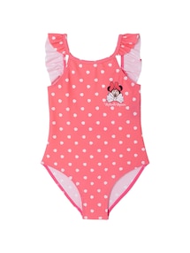 Mädchen Badeanzug mit Tupfenmuster Disney MINNIE MAUS