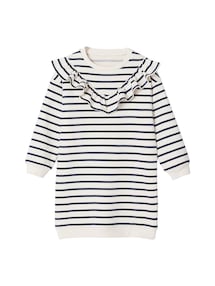 Mädchen Kleid aus weicher Sweatware mit Recycling-Polyester