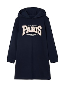 Mädchen Sweatkleid mit Kapuze