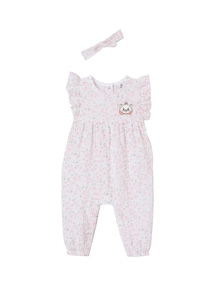 Baby Overall & Haarband Disney ARISTOCATS MARIE, Musselin