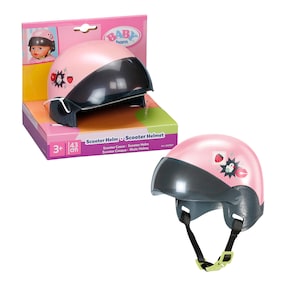 Puppen Scooter Helm 43cm