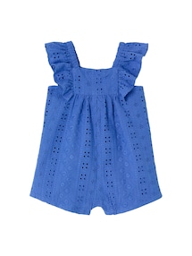 Kurzoverall Mädchen Baby mit Stickerei