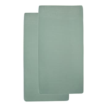 2er-Pack Jersey-Spannbetttücher 70x140 - 70x150 cm