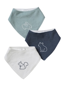 3er-Pack Baby Halstücher, Frottee