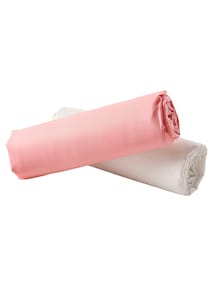 2er-Pack Spannbettlaken Kinder, Recycling-Baumwolle
