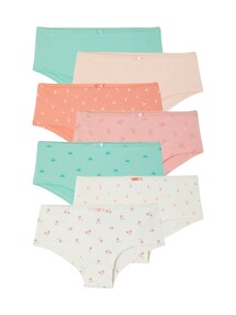 Bio-Kollektion: 7er-Pack Mädchen Shortys
