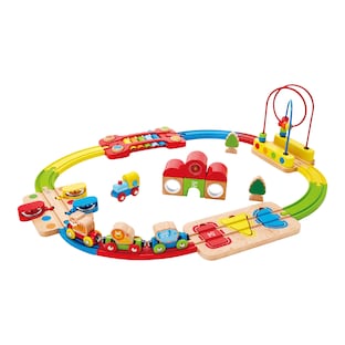 Eisenbahnset Regenbogen-Puzzle